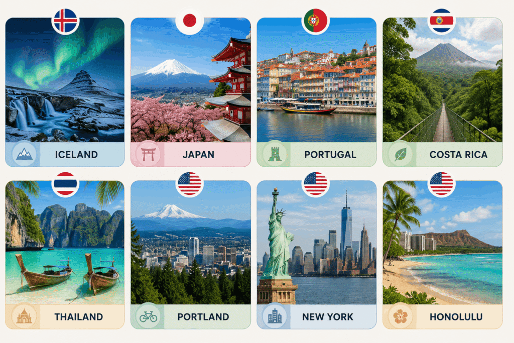 Top Solo Travel Destinations